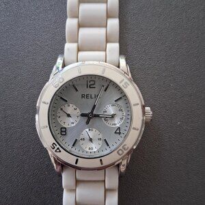 Relic Silver and White Women's Watch. Cute Sporty Watch. Good Condition.